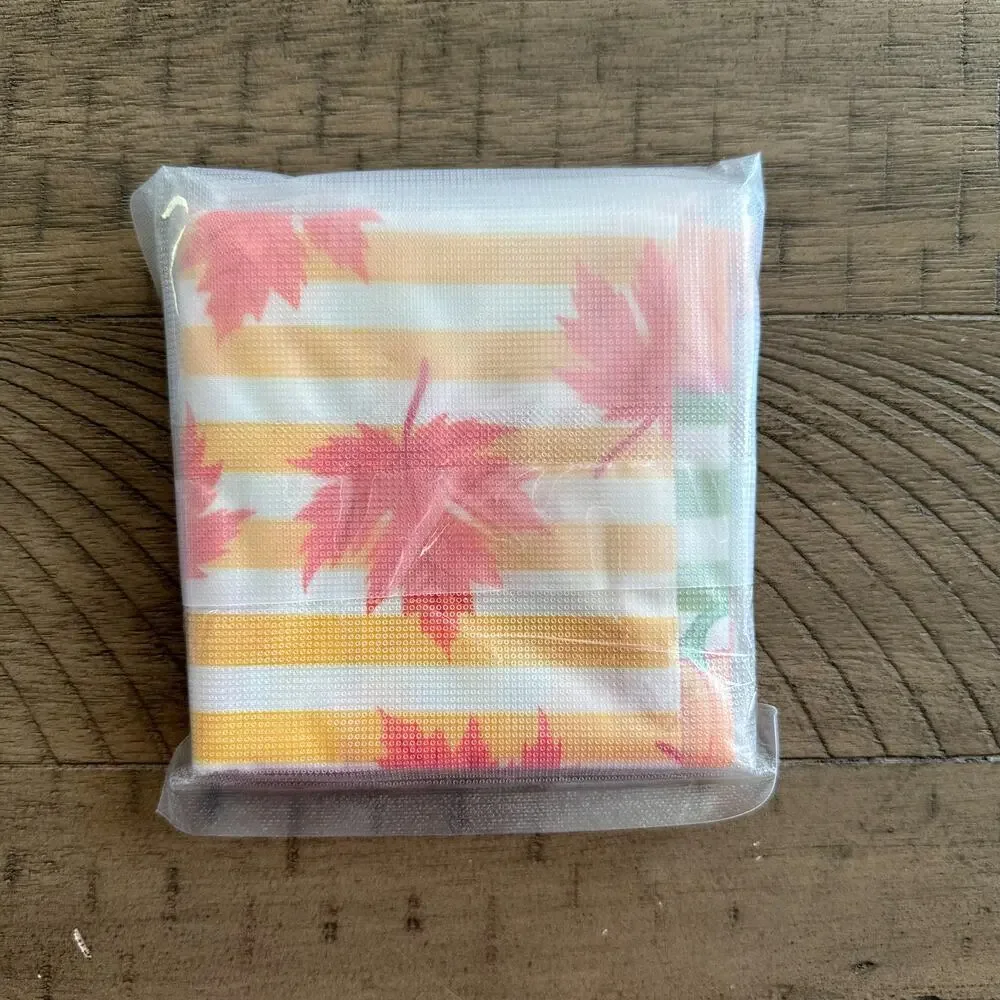 Dog Bandana Autumn Fall Orange Leaf 2 New